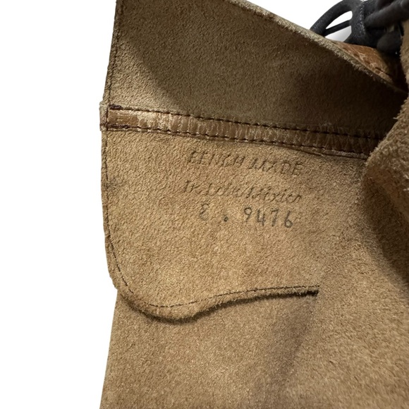 Bed Stu Surrey Tall Lace Up Boots Caramel Brown Distressed Leather Women’s 8 - Picture 14 of 14